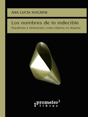 cover image of Los nombres de lo indecible